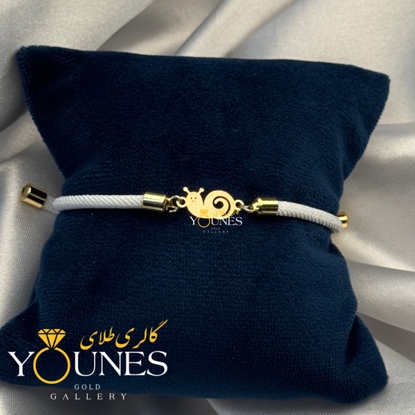 دستبند حلزون طلا لیزری